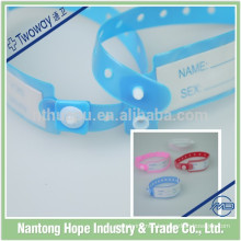 Disposable cheap medical id bracelet